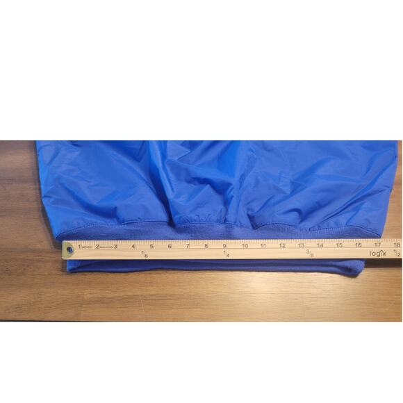 VTG Holloway Windbreaker Pullover Jacket Men’s L Blue V-Neck 90s GUC - Picture 8 of 11